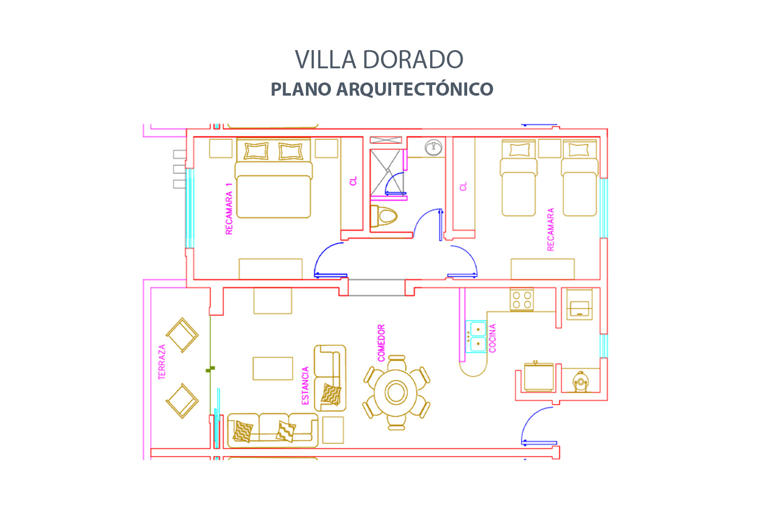 Planos Arquitectonicos - Villa Dorado